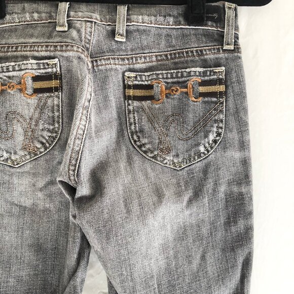 Vintage Black Bootcut Jeans Size 25 - Picture 5 of 8